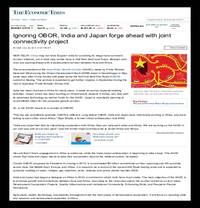  Ignoring OBOR, India and Japan forge ahead with joint connectivity project 