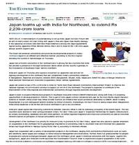  Japan teams up with India for Northeast, to extend Rs 2,239-crore loans 