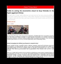 India is using its economic