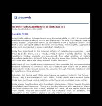 THE POHOTTUWA GOVERNMENT