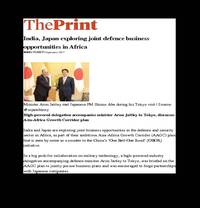  India, Japan exploring 