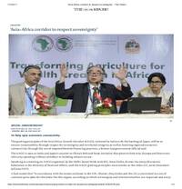  Asia-Africa corridor to respect sovereignty