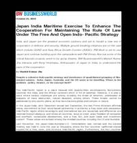 Japan India maritime exercise