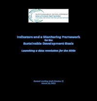‘Indicators and a Monitoring Framework 