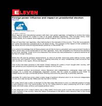 Foreign power influence